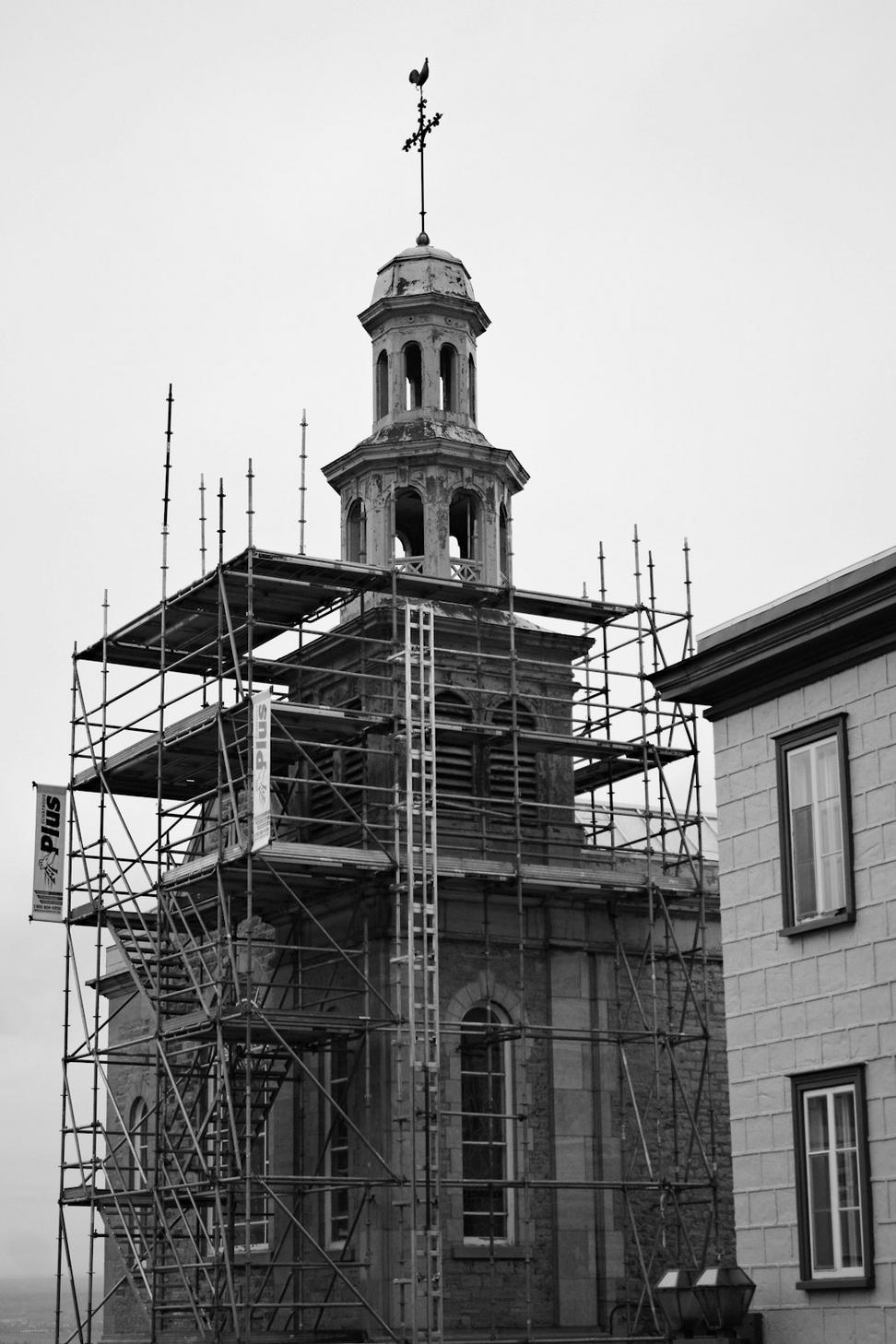 Building restoration work